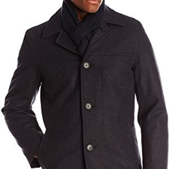 Tommy Hilfiger melton walking coat - Picture 8 of 8